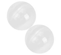 NOLITOY 2pcs Plastic Easter Egg Ornaments Reusable Openable Egg Shape Decor for Easter Party Favors and Crafts Transparent Fillable for Family Fun and Event Decorations