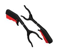 NOLITOY 2pcs Plastic Reaching Grabber Tool with Precision Teeth for Seniors and Disabled Compact Lightweight Pickup Claw for Trash Collection Portable Handy Litter Picker for Easy Object