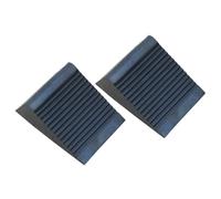 NOLITOY 2pcs Portable Rubber Wheel Chocks Non Slip Tire Triangle Pads Heavy Duty Stop Control Blocks for Cars and Trucks with Built In Handle