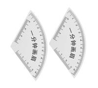 NOLITOY 2pcs Pvc Eyebrow Drawing Aid Ruler Eyebrow Shaping Measurement Tool Makeup Mapping Template Ruler for Brow Mapping Kit