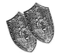 NOLITOY 2pcs Realistic Lion Guard Knight Shield Boys and Girls Swords Boys Toy Shields for Pretend Play Halloween Prop