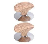 NOLITOY 2pcs Replacement Pot Lid Knob Pan Lid Handle Soup Pot Accessory Stainless Steel Abs Wear-resistant Fine Polishing Kitchen