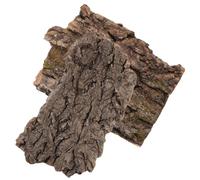 NOLITOY 2pcs Reptile Terrarium Bark Climbing Platforms Natural Habitat Hideouts for Lizards Bearded Dragons Gecko Pets Cage Decoration