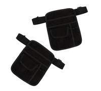 NOLITOY 2pcs Server Waist Apron Pouch Adjustable Belt, Waitress Tool Organizer Bag for Restaurant Money, Check, and Tip Holder, Sturdy Utility Waist Bags for Food Service Staff