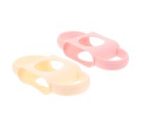 NOLITOY 2pcs Silicone Bottle Handles for Wide Neck Bottles Nonslip Removable Grip Sleeves Set Compatible with Dr Browns Antidrop Textured Design for Easy Feeding and Transitional Sippy Cup