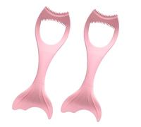 NOLITOY 2pcs Silicone Eyeliner Stencils Tool Mermaid Tail Shape Women Eyeliner Makeup Aid for Easy Eye Makeup Application