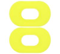 NOLITOY 2Pcs Silicone Scuba Diving Regulator Mouthpiece Replacement with Yellow Anti-Freeze Lip Guard for Standard Snorkel and Diving Regulator Protection