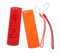 NOLITOY 2pcs Silicone Television Remote Sleeve Remote Sleeve for Protection Case for Protection Protective Cover Case Tv Replacement Replacement