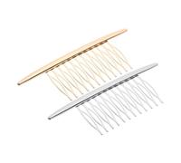 NOLITOY 2pcs Sleek Alloy Hair Combs for Women Stylish Bend Design Hair Accessories Chic Clips for Everyday Use for Casual and Formal Hairstyles