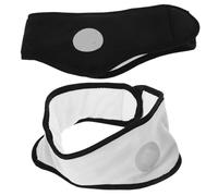 NOLITOY 2pcs Sleep Ear Muffs Adjustable Polyester and Spandex Noise Cancelling Eye Mask for Night Use at Home Comfort