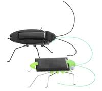 NOLITOY 2pcs Solar Powered Insect Educational Simulation Bugs for Students Boys Solar Energy Learning Teaching Kit with and Cockroach Models Outdoor Science
