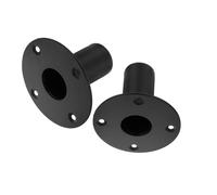 NOLITOY 2pcs Speaker Metal Stand Bases Iron Speaker Pedestals Compact Lightweight Supply Brackets with Smooth Edges for Stable Sound Support