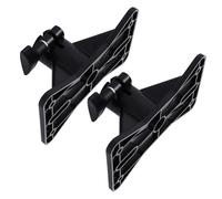 NOLITOY 2pcs Speaker Tray Bracket Black Plastic Tripod Stand for Bookshelf Speakers in Home Theater and Sports Bar