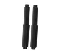 NOLITOY 2pcs Spring Loaded Plastic Roller Rod Replacement for Toilet Paper Holder Spindle for Bathroom Tissue Rolls Compact Design for Spaces