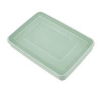 NOLITOY 2pcs Stackable Dumpling Storage Boxes with Lid, Plastic Food Containers for Refrigerator, Moisture Prevention and Easy Access Dumpling Keeper for Food Storage and Wontons