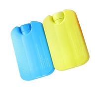 NOLITOY 2pcs Summer Ice Boxes for Hamster and Small Animals, Cooling Gel Ice Packs in Assorted Colours, Pe Material for Pets Cool Hide-outs Random Color