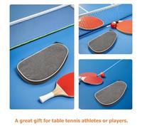 NOLITOY 2pcs Table Tennis Racket Bag Grey with Soft Padding Protective Case for Pingpong Paddles and Balls Lightweight Portable Sports Carrying Cover Gift for Table Tennis Enthusiasts