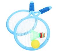 NOLITOY 2pcs Tennis Racket Blue Racquet Outdoor Fitness Equipment for Play Enhances Athletic Ability Cartoon Style Random Color