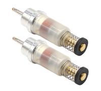 NOLITOY 2pcs Thermocouple Safety Control Valve Kit for Gas Fireplace Quick Flame Detection Gas Shutoff Device Reliable Flameout Protection for Fire Pits Heaters