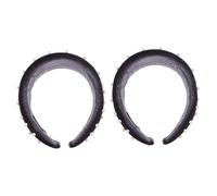 NOLITOY 2pcs Thickening Pearl Hair Hoops for Women Large Rims Hair Accessories for Girls Fashion Head Lint