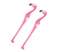 NOLITOY 2pcs Traditional Wooden Back Scratcher with Long Handles for Men and Women Portable Artistic Woodcarving Itching Tool for Body Relaxation and Travel Use