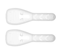 NOLITOY 2pcs Transparent Manual Shaving Holder Case for Women Portable Plastic Storage Box with Secure Slot Design for Travel and Home Bathroom Organizer
