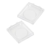 NOLITOY 2pcs Transparent Plastic Light Pad Switch Cover Flip Button Protector for Rhinestone Painting Accessories Prevent Accidental Power Off Easy Peel and Stick Installation