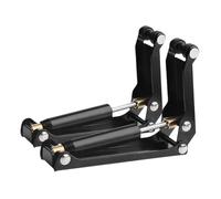 NOLITOY 2pcs Ultra-thin Piano Slow Closing Device with Builtin Damping System Black Aluminum Alloy Piano Lid Soft Fall Buffer for Vertical Accessories