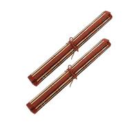 NOLITOY 2pcs Vintage Chinese Style Bamboo Paint Brush Pen Organizer Durable Brush Holder for Artists Beginners Portable Artistic Craftsmanship