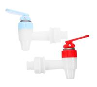 NOLITOY 2pcs Water Spigot Replacement Tap for Drink Dispenser Bottles Plastic Silicone Faucet Spout with Leak Seal Easy Installation and Detachable Design for Water Cooler Random Color