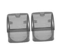 NOLITOY 2pcs Weatherproof Outdoor Socket Cover Folding Splashproof Electrical Outlet Protector Plastic Receptacle Box with Surface Flush Mount for Rainproof Power Safety