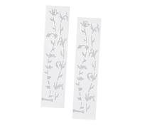 NOLITOY 2pcs White Pvc Guitar Fretboard Stickers Life Tree Design, Ultra-thin Creative Decals for Electric Guitar Decoration without Changing Sound Effect