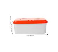 NOLITOY 2pcs Wipes Dispenser Box Wipe Container Case with Easy Refill Design for Bedroom Bathroom Kitchen and Storage Holder Keeps Fresh and Ready Random Color