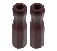 NOLITOY 2pcs Wooden Foosball Table Handle Grip Stable and Comfortable Octagonal Design, Easy Assembly and Secure Grip for Mini Games and Family Entertainment, Includes Necessary