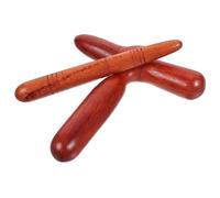 NOLITOY 2pcs Wooden Massage Rods Foot and Handheld Massaging Sticks Cross Shape Round Smooth Comfortable Wood Massage Tools for Relaxation and Pain Relief