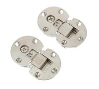 NOLITOY 2pcs Zinc Alloy Folding Desk Flap Hidden Hinges for Furniture Cabinet Doors Wardrobes with Wide Opening Concealed Drop Down Hinges for Kitchen Cupboard