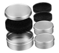 NOLITOY 3 Set Makeup Brush Cleaner Sponges with Replacement Pads Quick Color Removal and Drying Makeup Brush Cleaner for Home and Salon Use Reusable Dual-sided Sponge for Efficient