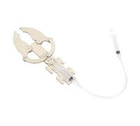 NOLITOY 3 Sets Hydraulic Mechanical Arm Kit Wooden Robotic Hand Stem for DIY Bionic Arm Model Mechanical Engineering Educational Skill Development Collaborative Play