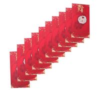 NOLITOY 30 Pieces Red Envelopes Set 3 Packs 10 Red Money Pouches Each Festive Birthday and Party Bags for Full Moon, Hundred Days, and First Birthday Celebration