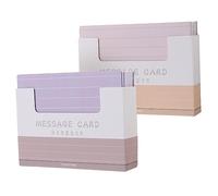 NOLITOY 300pcs Colored Lined Index Cards Blank Flash Cards Note for Study DIY Recipe Memo of Purple for Learning Organization