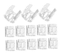 NOLITOY 300pcs Silver Hair Braiding Jewelry Dreadlock Beads for Braids Ponytail and Beard Easy to Use Hollow Hair Accessories for Hairstyles Parties and DIY Bracelets