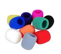 NOLITOY 30pcs Assorted Colour Microphone Covers Sponge Cushions Noise Reduction and Breathable Material for Stage Performance and News Interviews Random Color