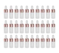 NOLITOY 30pcs Essential Oil Container Glass Dropper Bottles Leakproof Aromatherapy Oil Travel Bottles Pipette