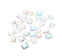 NOLITOY 30pcs Flatback Rhinestones Nail Clear Crystal Glass Charms for Makeup Decoration Dazzling Sugarcut Bling Beads for Parties Daily Use