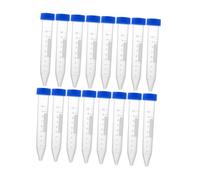 NOLITOY 30pcs Graduated Centrifuge Tubes with Screw Cap Plastic Test Vials for Laboratory Biochemistry Molecular Biology Low Temperature Centrifuge Use