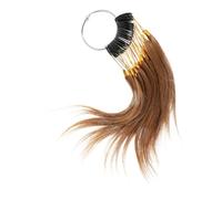 NOLITOY 30pcs Human Hair Color Testing Samples Deep Brown Hair Dye Shade Chart for Salon Professionals Hairdressing Training and Color Trial