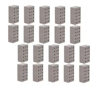 NOLITOY 30pcs Miniature Bricks for DIY Model Building Lifelike Tiny Bricks for Landscaping for Dollhouse Decoration and Creative Craft Projects
