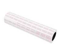 NOLITOY 30rolls White Price Tag Sticker Paper for Price Machine Self-Adhesive Rectangular Labels for Supermarket Pricing Thermal Transfer Label for Retail and Inventory Use