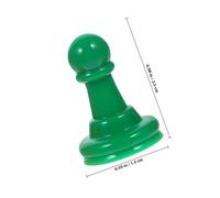 NOLITOY 32pcs Colorful Plastic Chess Pawns Board Game Pieces Set, Small Chess Markers for Party and Family Game Accessories, 8 Colors (red Yellow Blue Green Black White Purple Orange)