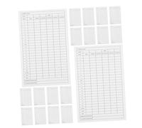 NOLITOY 35pcs Golf Score Card Coated Paper Scoreboard Notebook for Tracking Handicaps and Game Stats Compact Lightweight Golf Score Tracker for Club Competitions and Outdoor Use